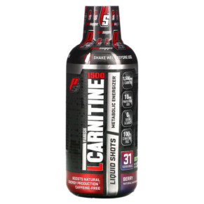 ProSupps L-Carnitine 1500 Liquid Shots Berry 16 fl oz (473 ml) 610708882428