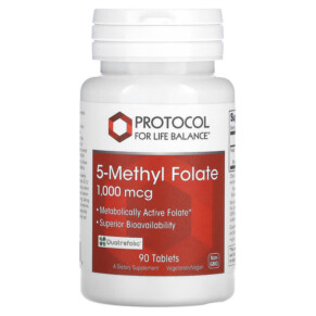 Protocol for Life Balance 5-Methyl Folate 1.000 mcg 90 Tablets 707359104914