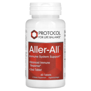 Protocol for Life Balance Aller-All Immune System Support 60 Tablets 707359132825