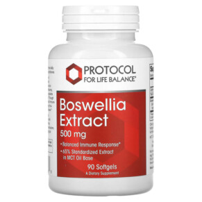 Protocol for Life Balance Boswellia Extract 500 mg 90 Softgels 707359149366