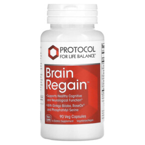 Protocol for Life Balance Brain Regain 90 Veg Capsules 707359133037