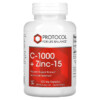 Protocol for Life Balance C-1000 + Zinc-15 120 Veg Capsules 707359111202