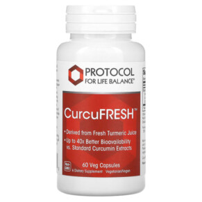Protocol for Life Balance CurcuFRESH 60 Veg Capsules 707359149373