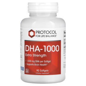 Protocol for Life Balance DHA-100 Extra Strength 1.000 mg 90 Softgels 707359116146