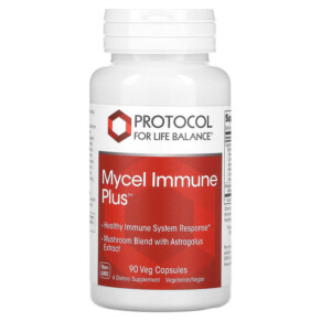 Protocol for Life Balance Mycel Immune Plus 90 Veg Capsules 707359130555