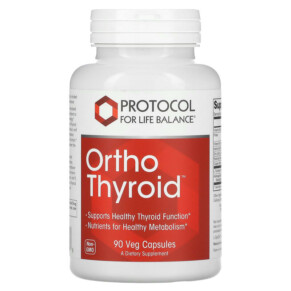 Protocol for Life Balance Ortho Thyroid 90 Veg Capsules 707359133686