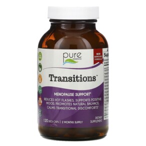 Pure Essence Transitions Menopause Support 120 Vegi-Caps 659670007040