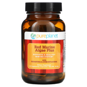 Pure Planet Red Marine Algae Plus 90 Vegetarian Capsules 091401870002