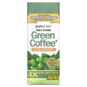 Purely Inspired Green Coffee+ 100 Easy-to-Swallow Veggie Tablets 631656604788