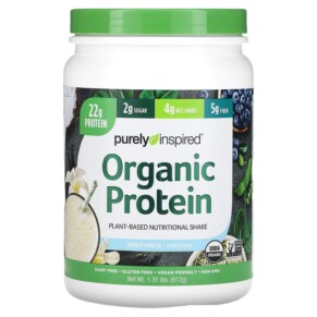 Purely Inspired Organic Protein Plant-Based Nutrition Shake French Vanilla 1.50 lbs (680 g) 631656603828