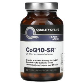 Quality of Life Labs CoQ10-SR 100 mg 60 Vegicaps 812259003349