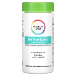 Rainbow Light 50+ Mini Tablet Multivitamin 90 Tablets 021888113422