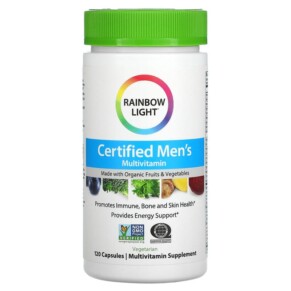 Rainbow Light Certified Men's Multivitamin 120 Capsules 021888800117