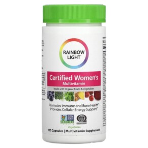 Rainbow Light Certified Women's Multivitamin 120 Capsules 021888800018
