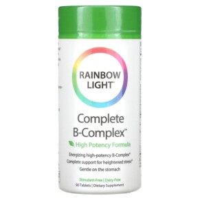 Rainbow Light Complete B-Complex High Potency Formula 90 Tablets 021888100316