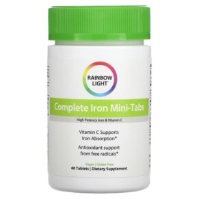 Rainbow Light Complete Iron Mini-Tabs 60 Tablets 021888200610