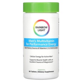 Rainbow Light Men's Multivitamin for Performance Energy 90 Tablets 021888106936