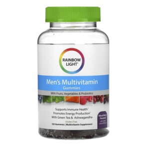 Rainbow Light Men's Multivitamin Mixed Berry 120 Gummies 021888201501