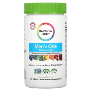 Rainbow Light Men's One Multivitamin 150 Tablets 021888108930