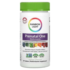 Rainbow Light Prenatal One Multivitamin 90 Tablets 021888109722