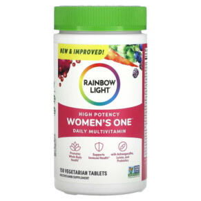 Rainbow Light Women's One Daily Multivitamin 150 Vegetarian Tablets 021888108831