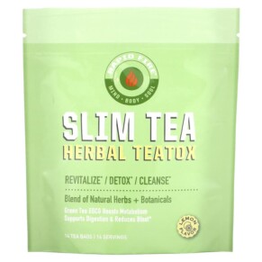 RAPIDFIRE SlimTea Herbal Teatox Lemon 14 Tea Bags 035046104887