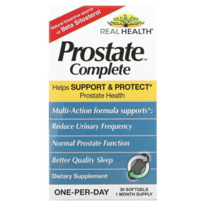 Real Health Prostate Complete 30 Softgels 647125001309