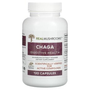 Real Mushrooms Chaga Digestive Health 120 Capsule 628110068064