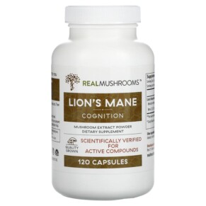 Real Mushrooms Lion's Mane Cognition 120 Capsules 628110068040