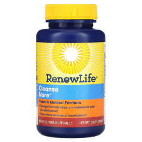 Renew Life Cleanse More 60 Vegetarian Capsules 631257534408