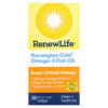 Renew Life Norwegian Gold Omega-3 Fish Oil 950 mg 30 Enteric-Coated Softgels 631257155542