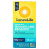 Renew Life Ultimate Flora Ultimate Care Probiotic 100 Billion Live Cultures 30 Vegetarian Capsules 631257121035
