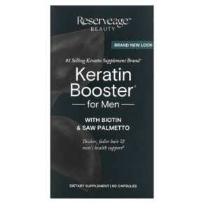 Reserveage Nutrition Keratin Booster for Men 60 Capsules 094922015693
