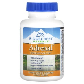 RidgeCrest Herbals Adrenal Fatigue Fighter 60 Vegan Capsules 355724003104