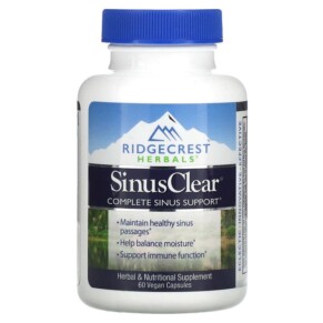 RidgeCrest Herbals SinusClear 60 Vegan Capsules 355724005870