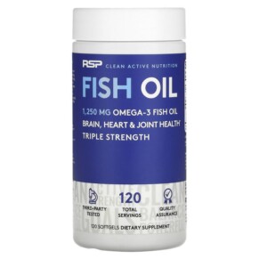 RSP Nutrition Fish Oil 1.250 mg 120 Softgels 858491007271