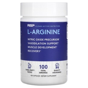 RSP Nutrition L-Arginine 100 Capsules 854446006627