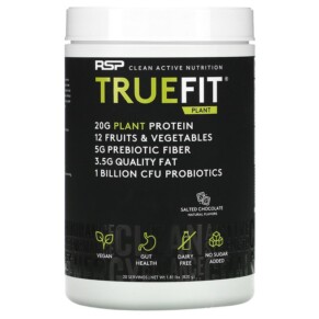 RSP Nutrition TrueFit Plant Protein Shake Salted Chocolate 1.81 lbs (820 g) 850019469011