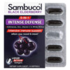 Sambucol 5-In-1 Intense Defense + Echinacea Zinc Vitamin C & White Willow Black Elderberry 24 Softgels 896116001280