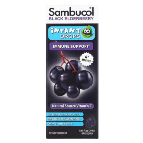 Sambucol Black Elderberry Infant Drops 6+ Months 0.68 fl oz (20 ml) 896116001617