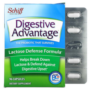 Schiff Digestive Advantage Lactose Defense Formula 96 Capsules 020525982254