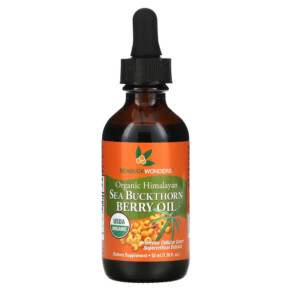 SeaBuckWonders Organic Himalayan Sea Buckthorn Berry Oil Intensive Cellular Care 1.76 oz (52 ml) 674756780044