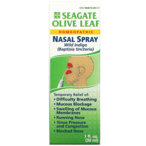 Seagate Olive Leaf Nasal Spray 1 fl oz (30 ml) 019277000415