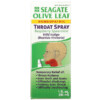 Seagate Olive Leaf Throat Spray Raspberry Spearmint 1 fl oz (30 ml) 019277000408