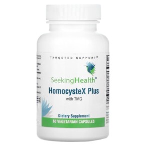 Seeking Health HomocysteX Plus with TMG 60 Vegetarian Capsules 810007520483