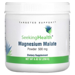 Seeking Health Magnesium Malate Powder 500 mg 8.82 oz (250 g) 810007520667