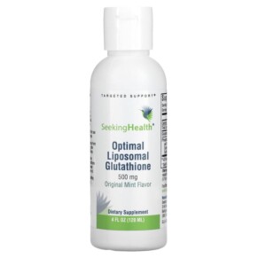 Seeking Health Optimal Liposomal Glutathione Original Mint 500 mg 4 fl oz (120 ml) 810007520407