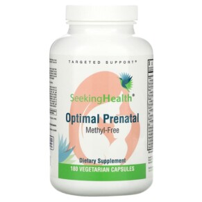 Seeking Health Optimal Prenatal Methyl-Free 180 Vegetarian Capsules 810007521541