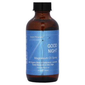 Seven Minerals Good Night Magnesium Oil Spray 4 fl oz (118 ml) 5060339717838