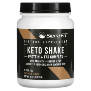 Sierra Fit Keto Shake Chocolate 1.49 lbs (675 g) 898220016389